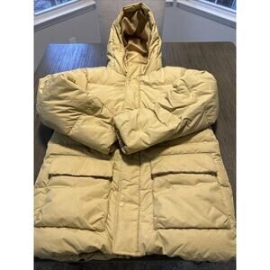 Uniqlo Kids Ultra Light Down Jacket Hooded Puffer Coat Full Zip Size (11-12)